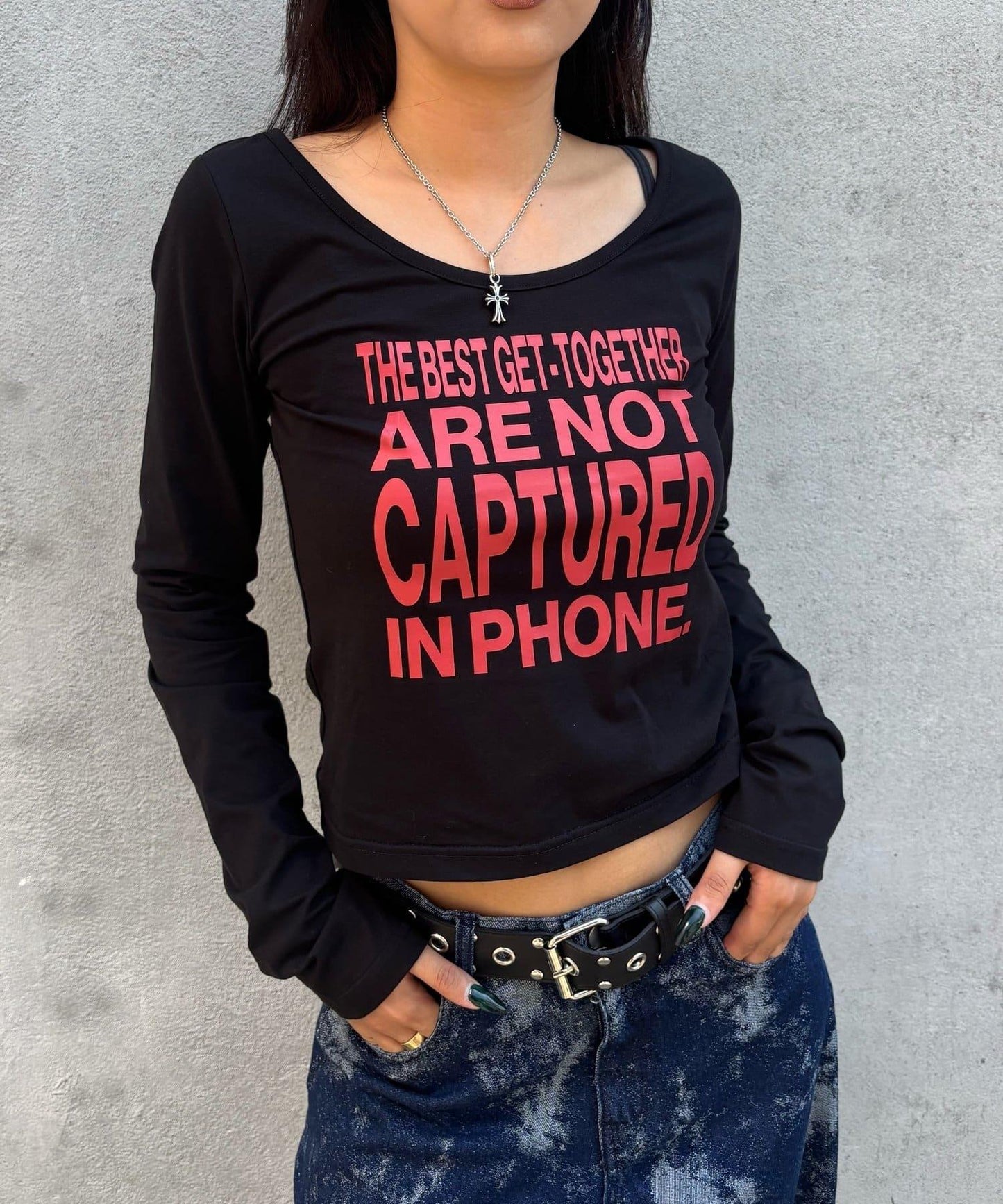 【AW】印花字母上衣