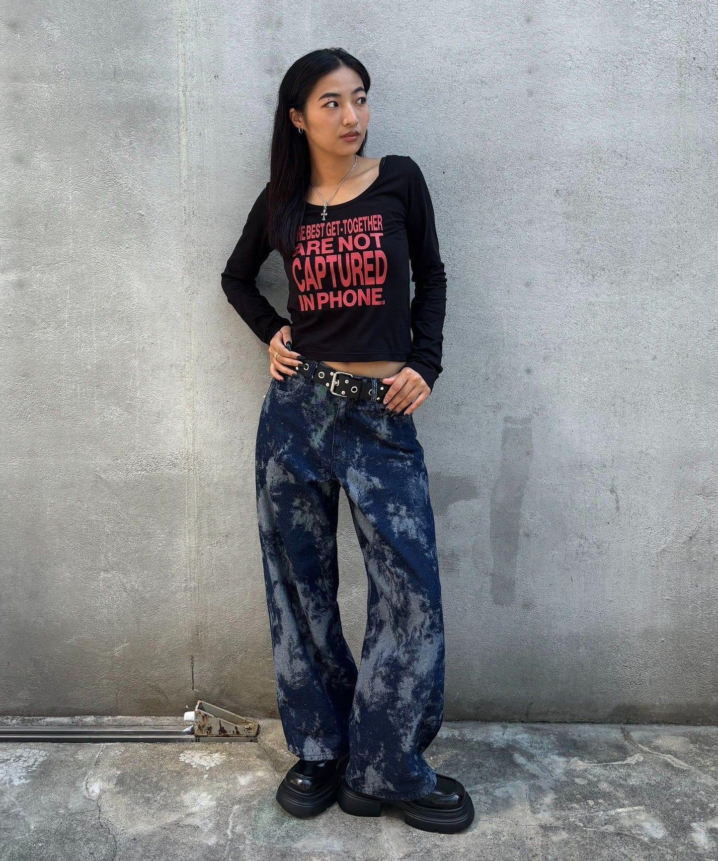 【AW】印花字母上衣