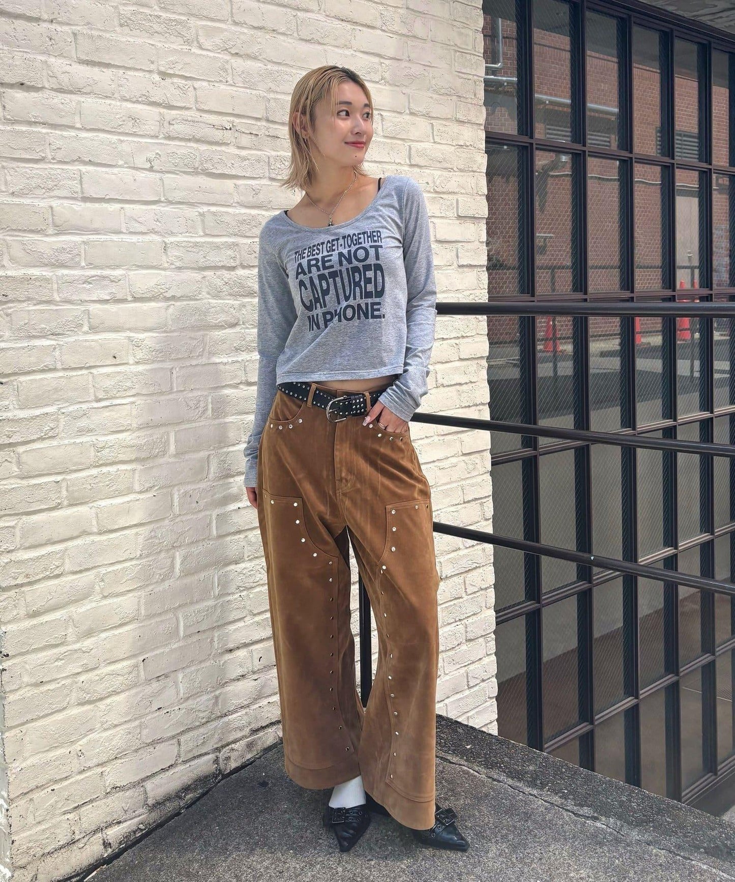 【AW】印花字母上衣