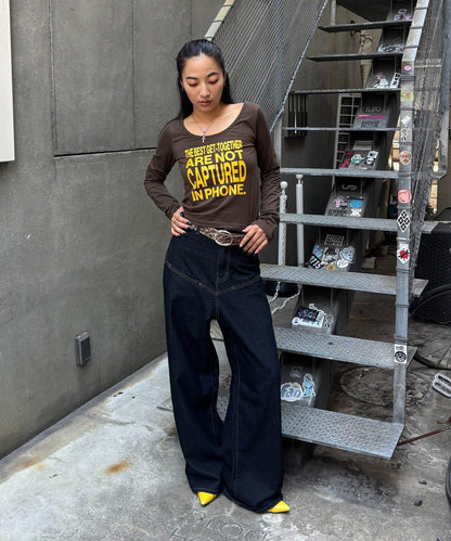 【AW】印花字母上衣