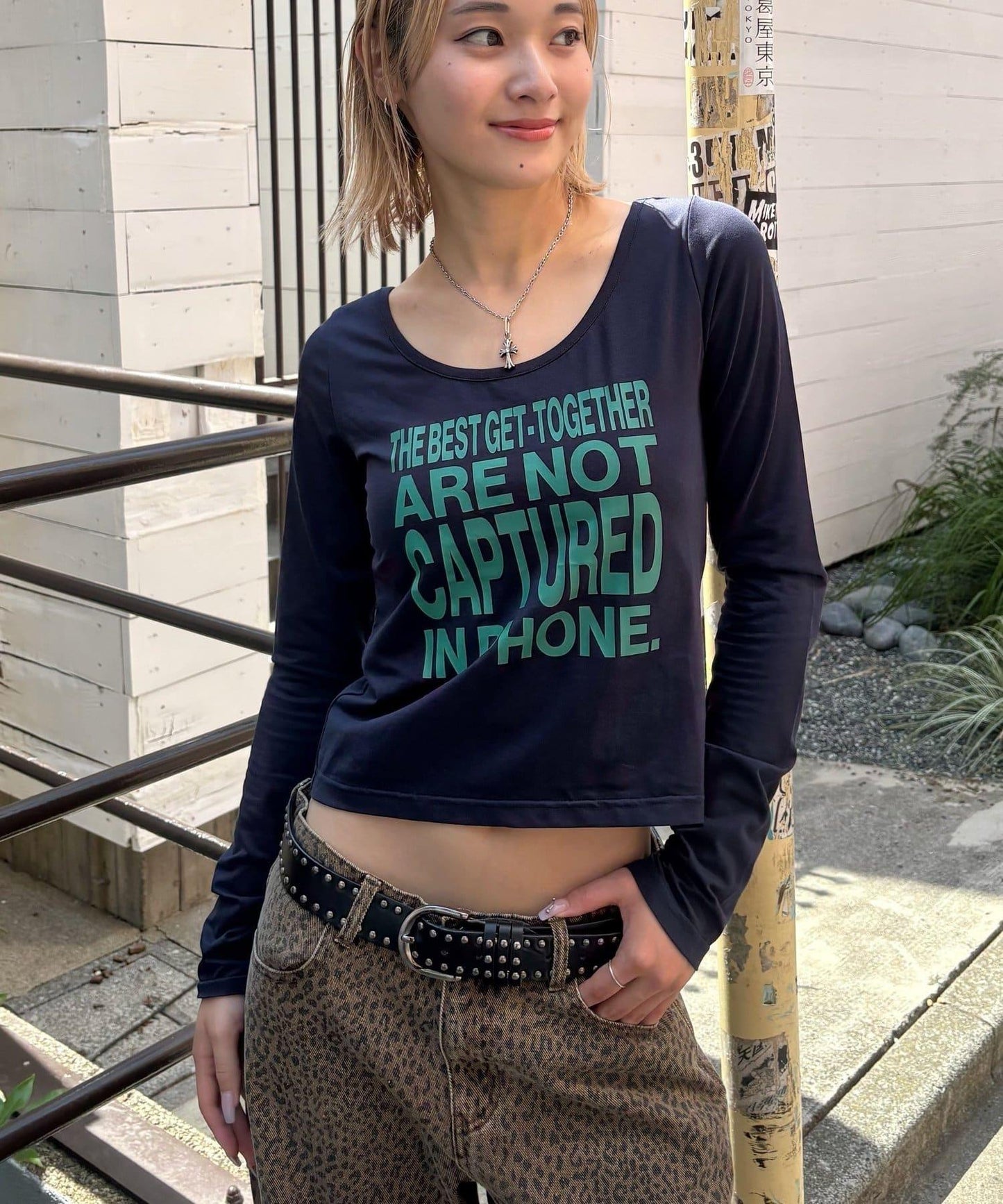 【AW】印花字母上衣