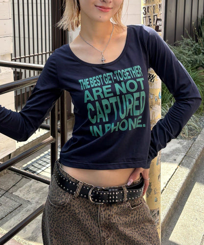 【AW】印花字母上衣