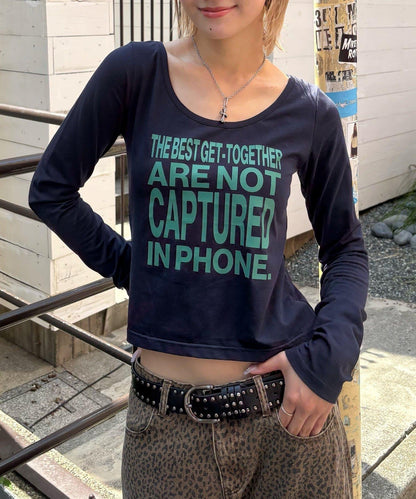 【AW】印花字母上衣