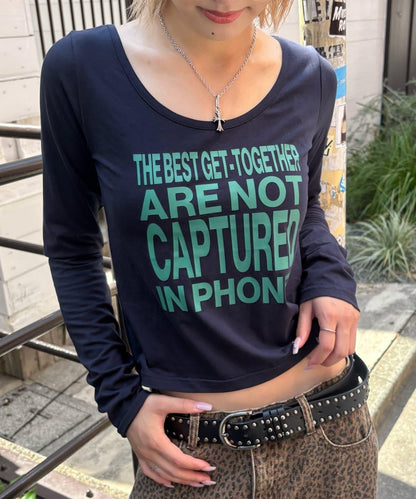 【AW】印花字母上衣