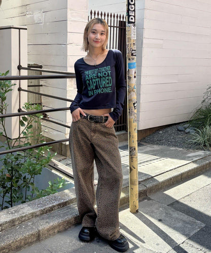 【AW】印花字母上衣