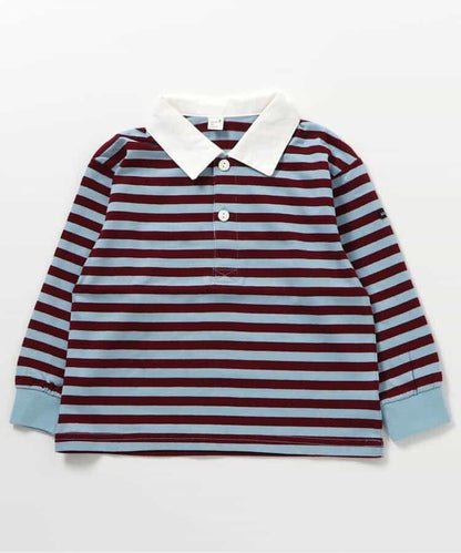 針織背心&條紋領T恤套裝_可機洗