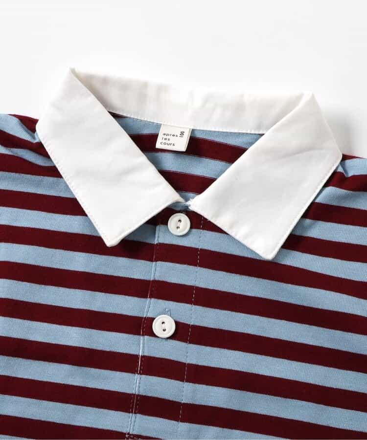 針織背心&條紋領T恤套裝_可機洗