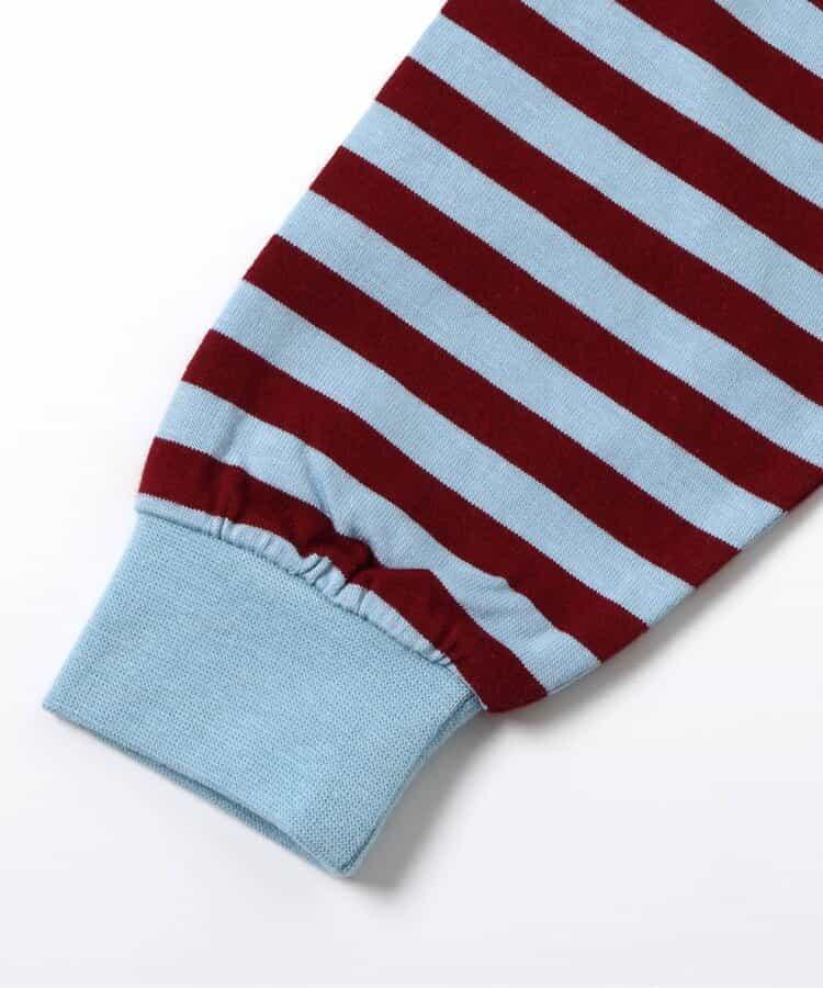 針織背心&條紋領T恤套裝_可機洗