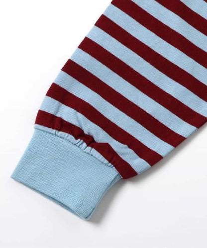 針織背心&條紋領T恤套裝_可機洗