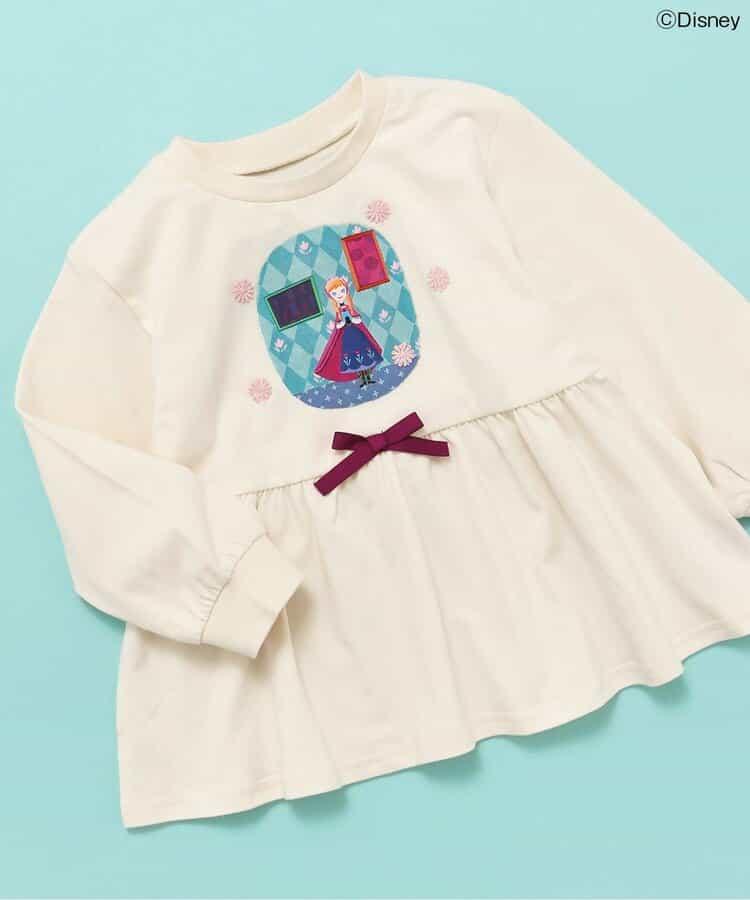 【迪士尼角色/冰雪奇緣】荷葉邊T恤