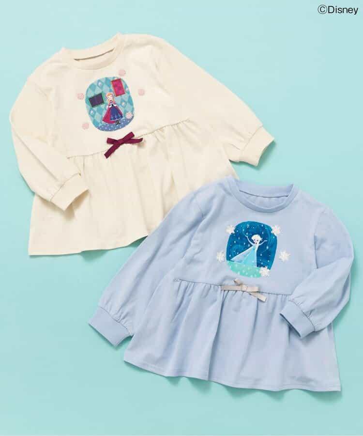 【迪士尼角色/冰雪奇緣】荷葉邊T恤