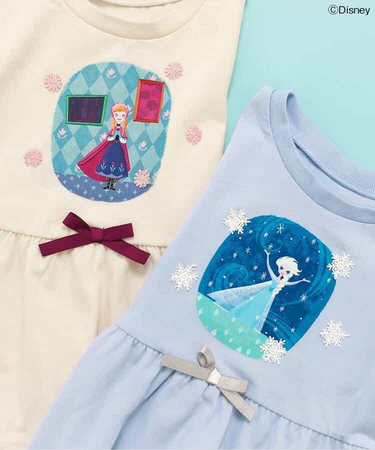 【迪士尼角色/冰雪奇緣】荷葉邊T恤