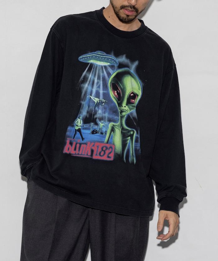 BLINK182印花長袖T恤