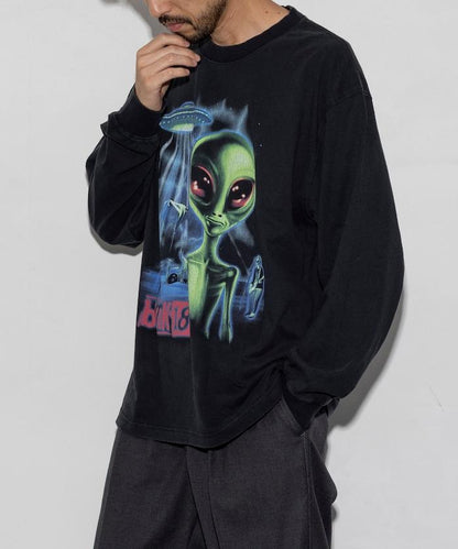 BLINK182印花長袖T恤