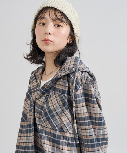 特別款連帽法蘭絨襯衫