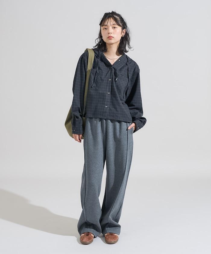 連帽 法蘭絨襯衫