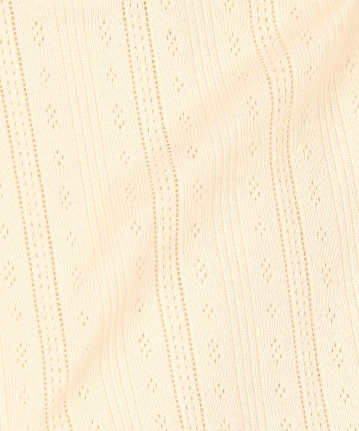 針織羅紋亨利領長袖T恤