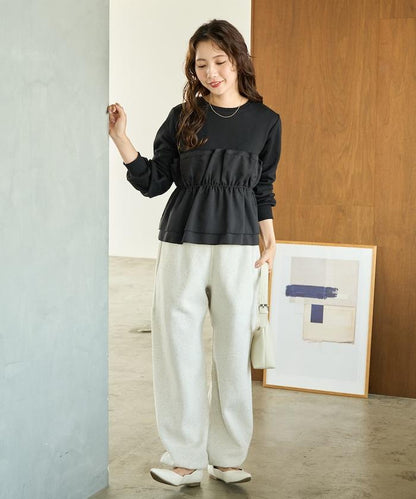 背心疊穿內襯毛圈衛衣套頭衫