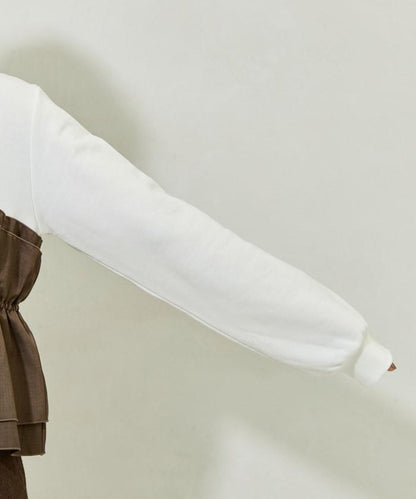 背心疊穿內襯毛圈衛衣套頭衫