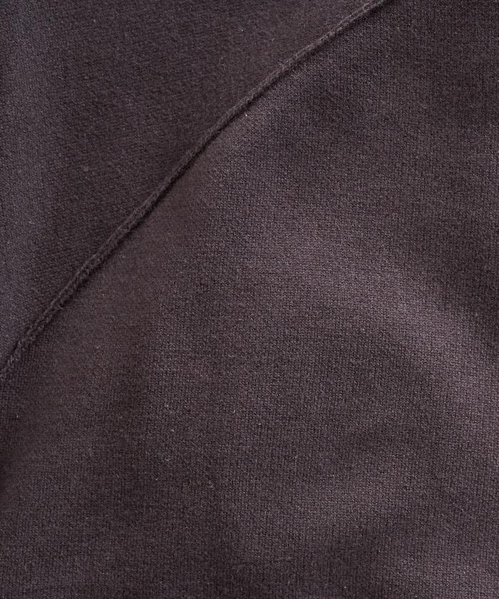 衛衣風格插肩袖短款針織套頭衫