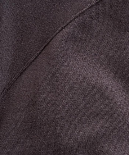 衛衣風格插肩袖短款針織套頭衫