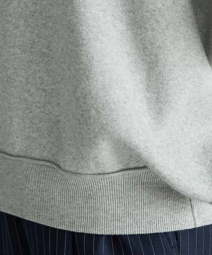 衛衣風格插肩袖短款針織套頭衫