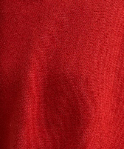 衛衣風格插肩袖短款針織套頭衫