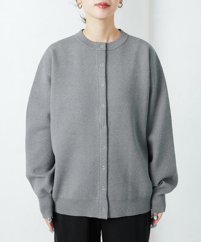 按扣針織開衫