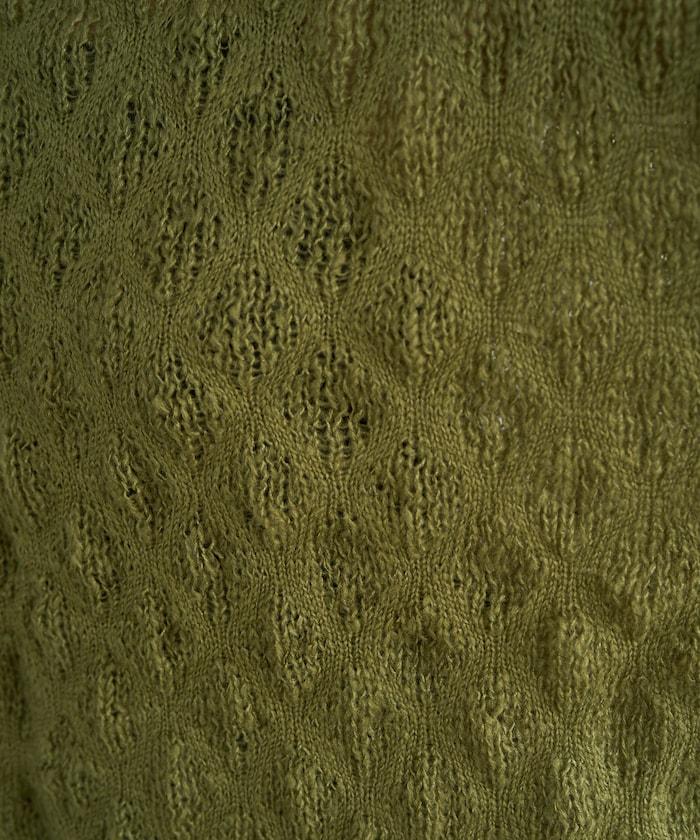 波點針織套頭衫