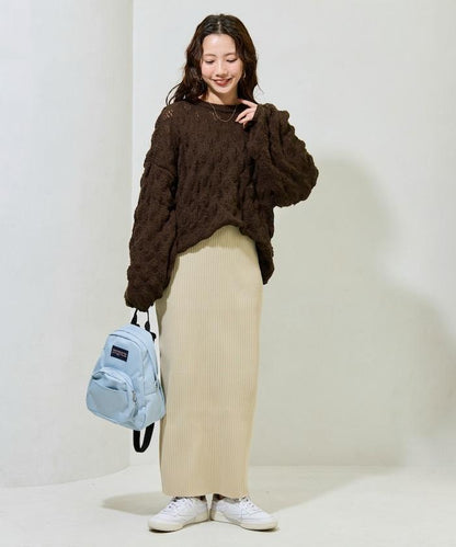 波點針織套頭衫