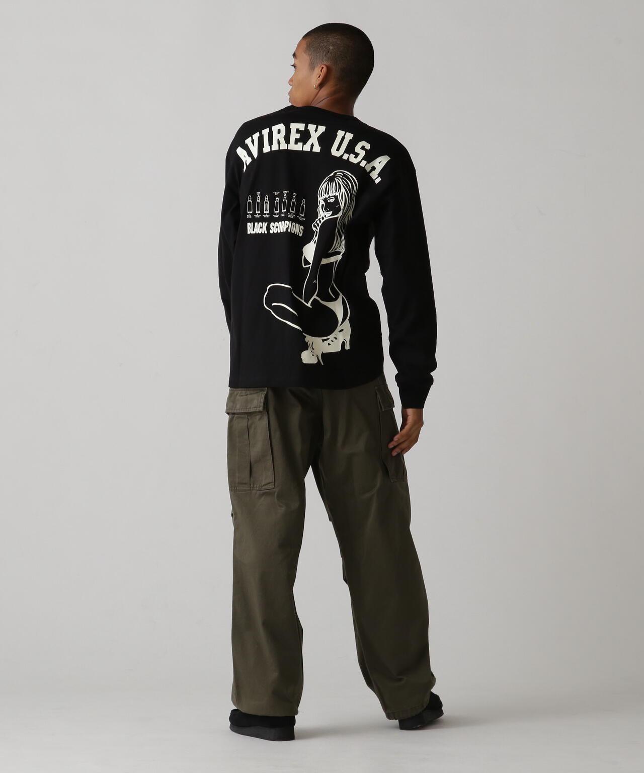 BLACK SCORPIONS LONGSLEEVE T-SHIRT
