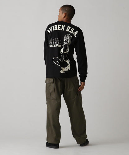 BLACK SCORPIONS LONGSLEEVE T-SHIRT