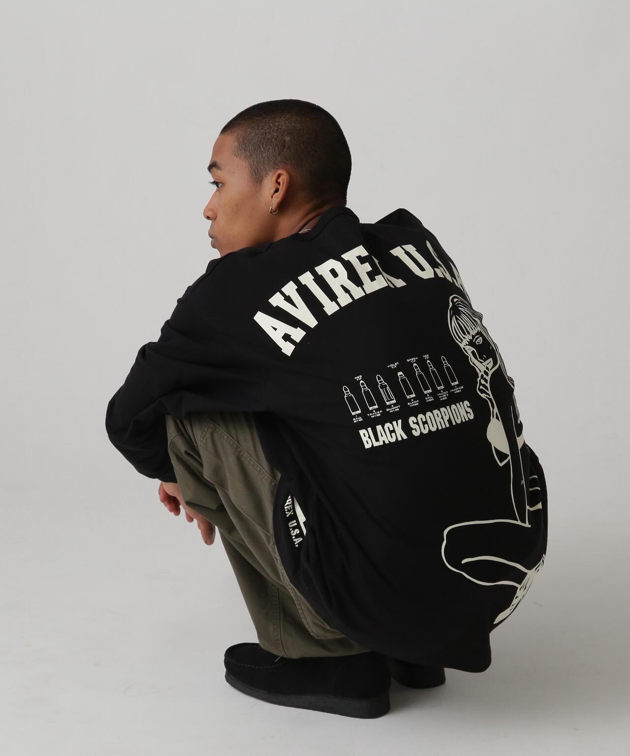 BLACK SCORPIONS LONGSLEEVE T-SHIRT
