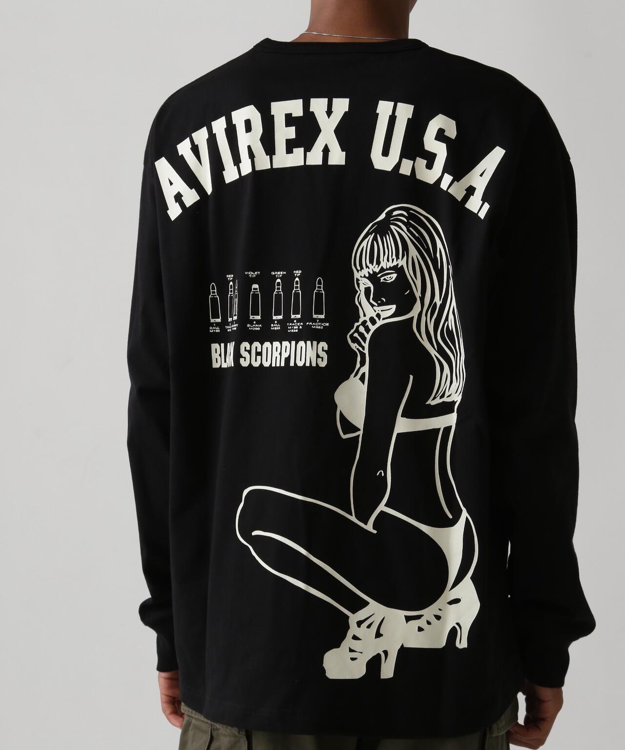 BLACK SCORPIONS LONGSLEEVE T-SHIRT