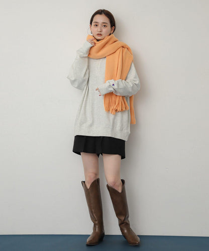 針織流蘇圍巾