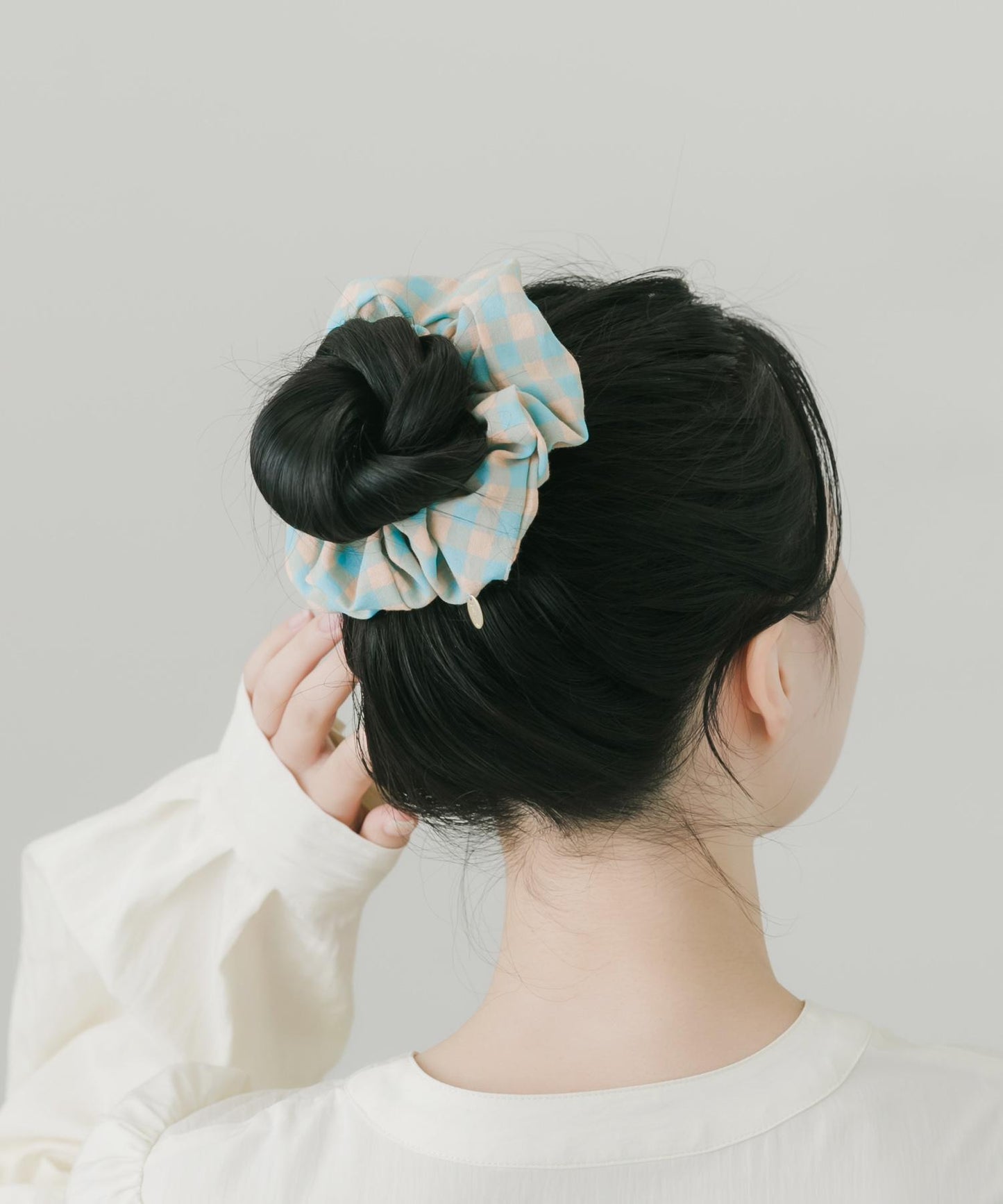 混合彩色印花髮圈