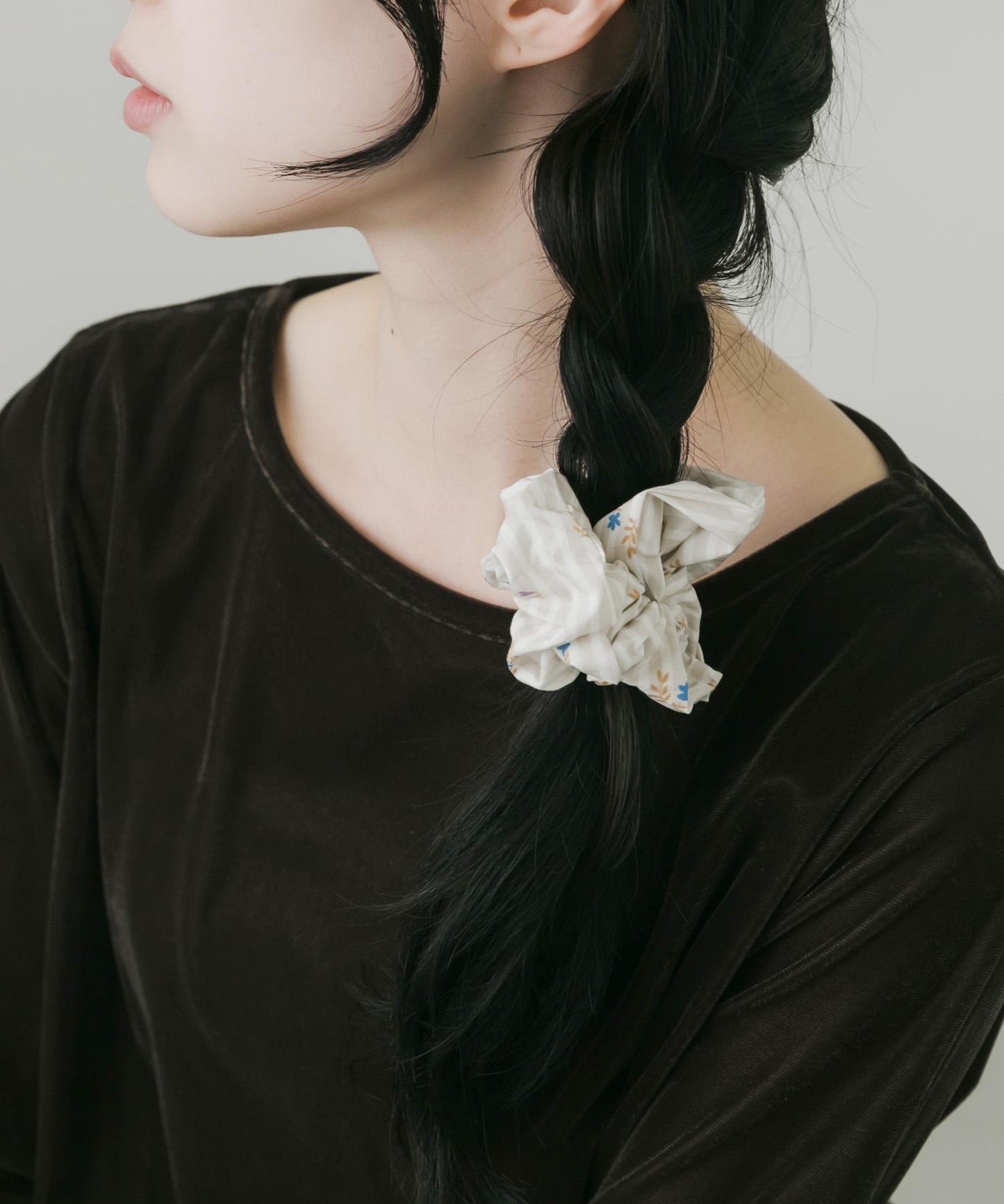 混合彩色印花髮圈
