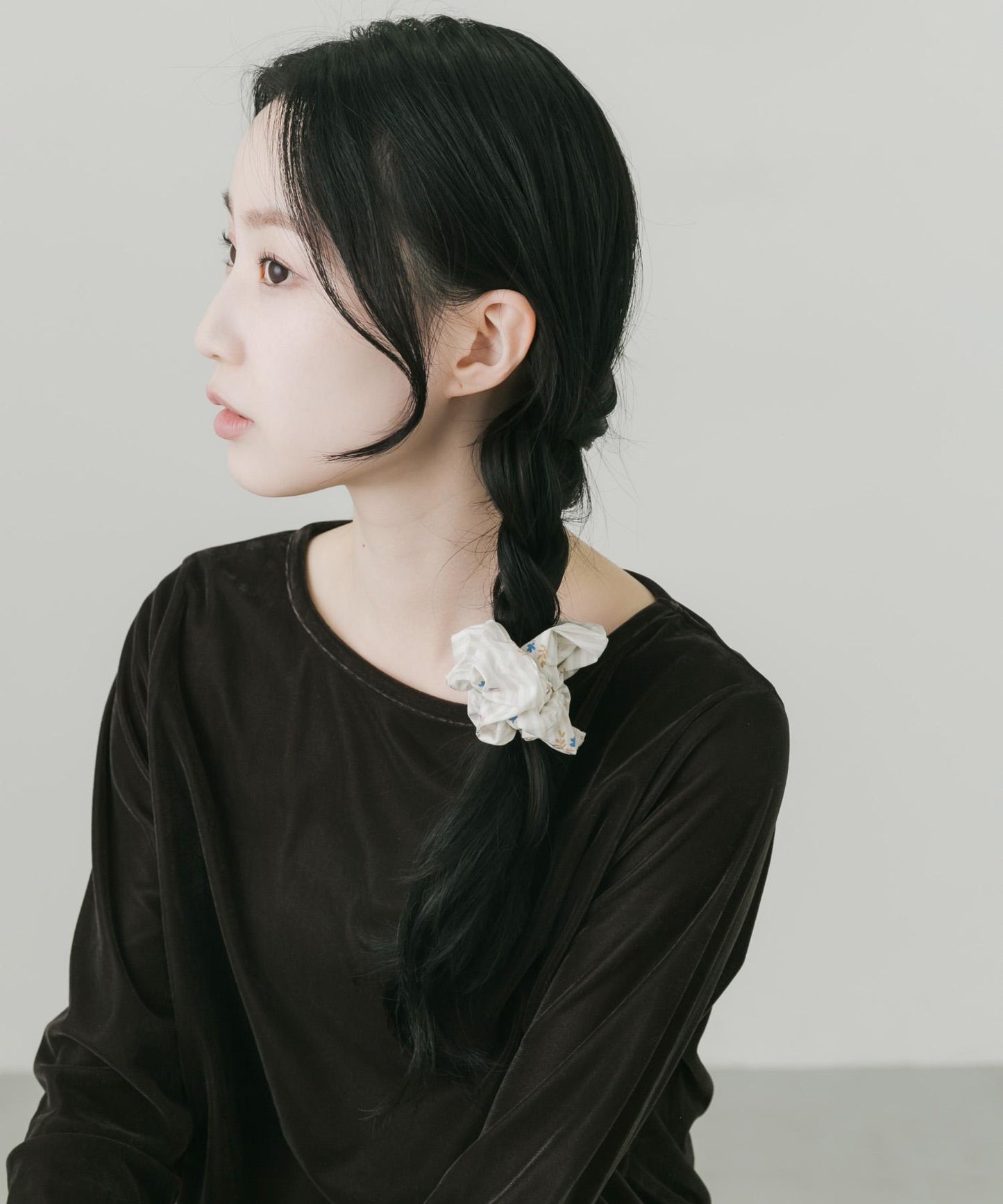 混合彩色印花髮圈