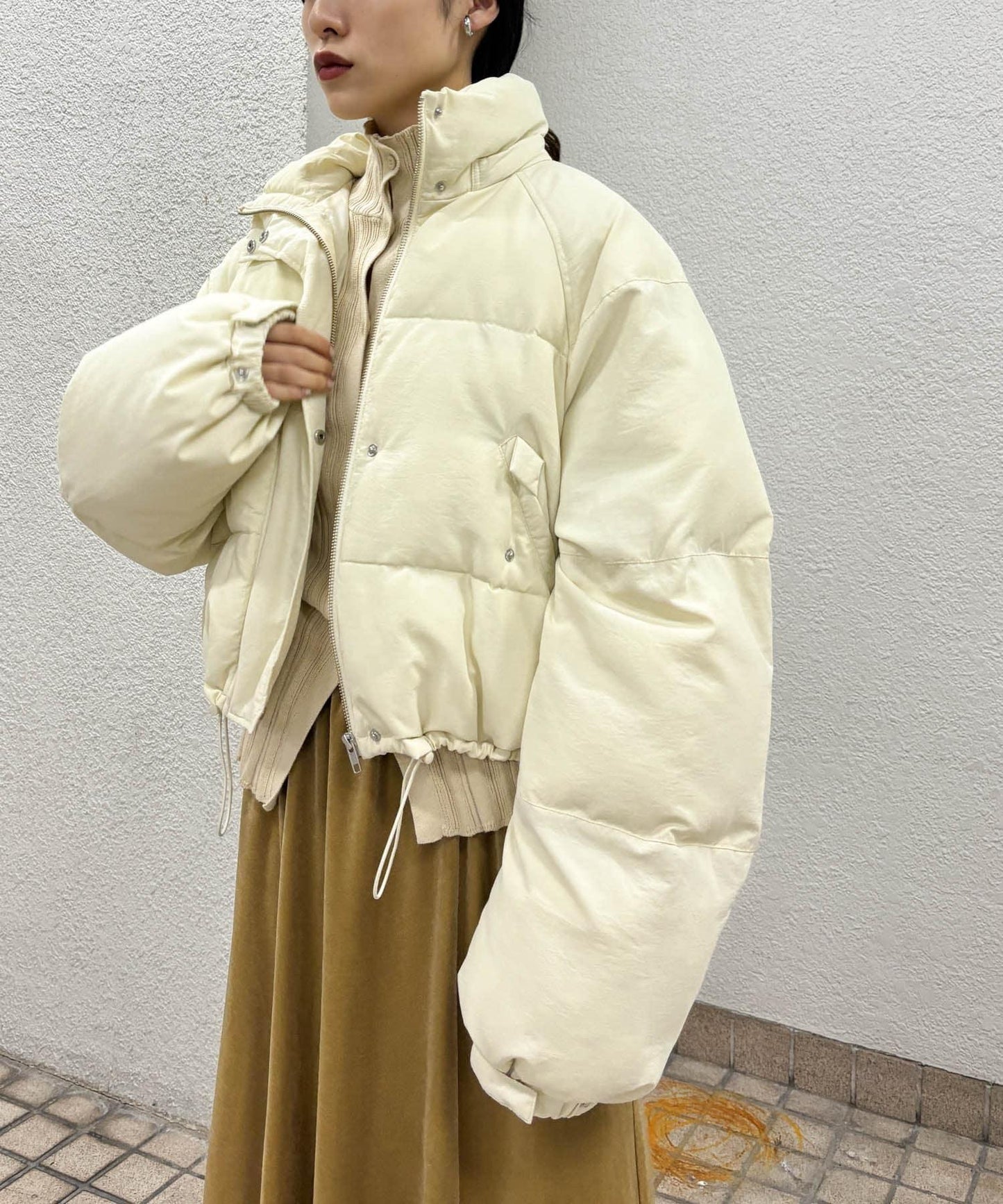 短款加棉連帽夾克