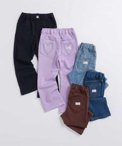 喇叭休閒長褲 10分長度