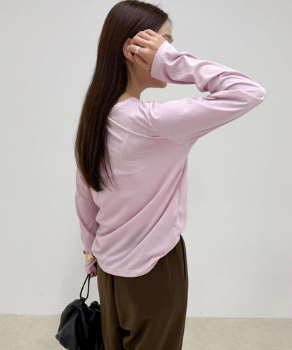 豹紋印花長袖T恤