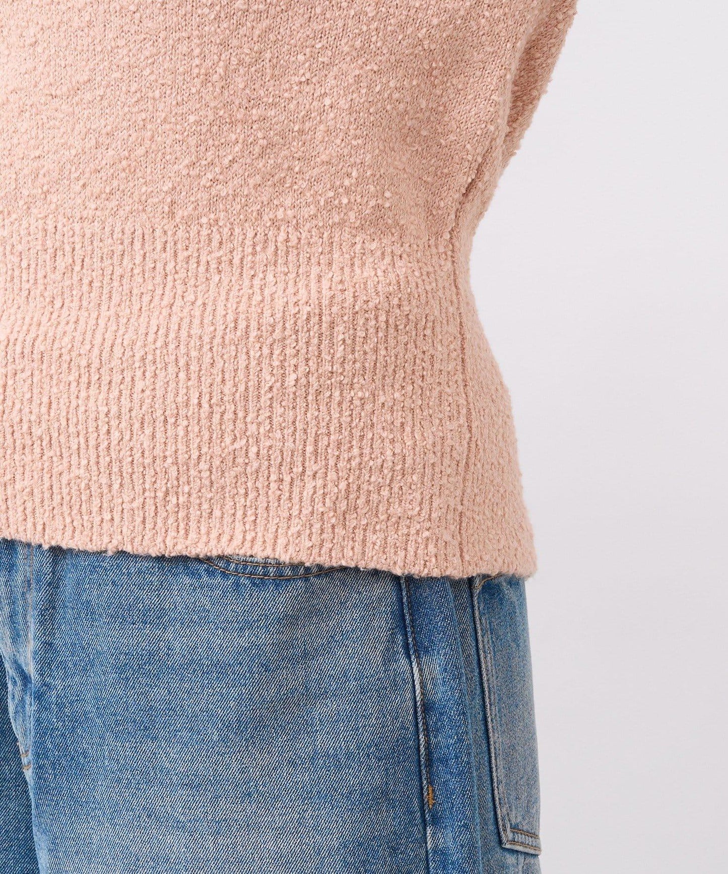 【RIVE DROITE】棉質彩點紗線針織衫