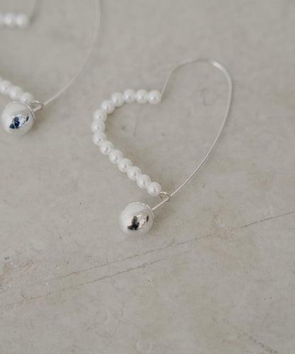 【Chico】愛心圈形耳環