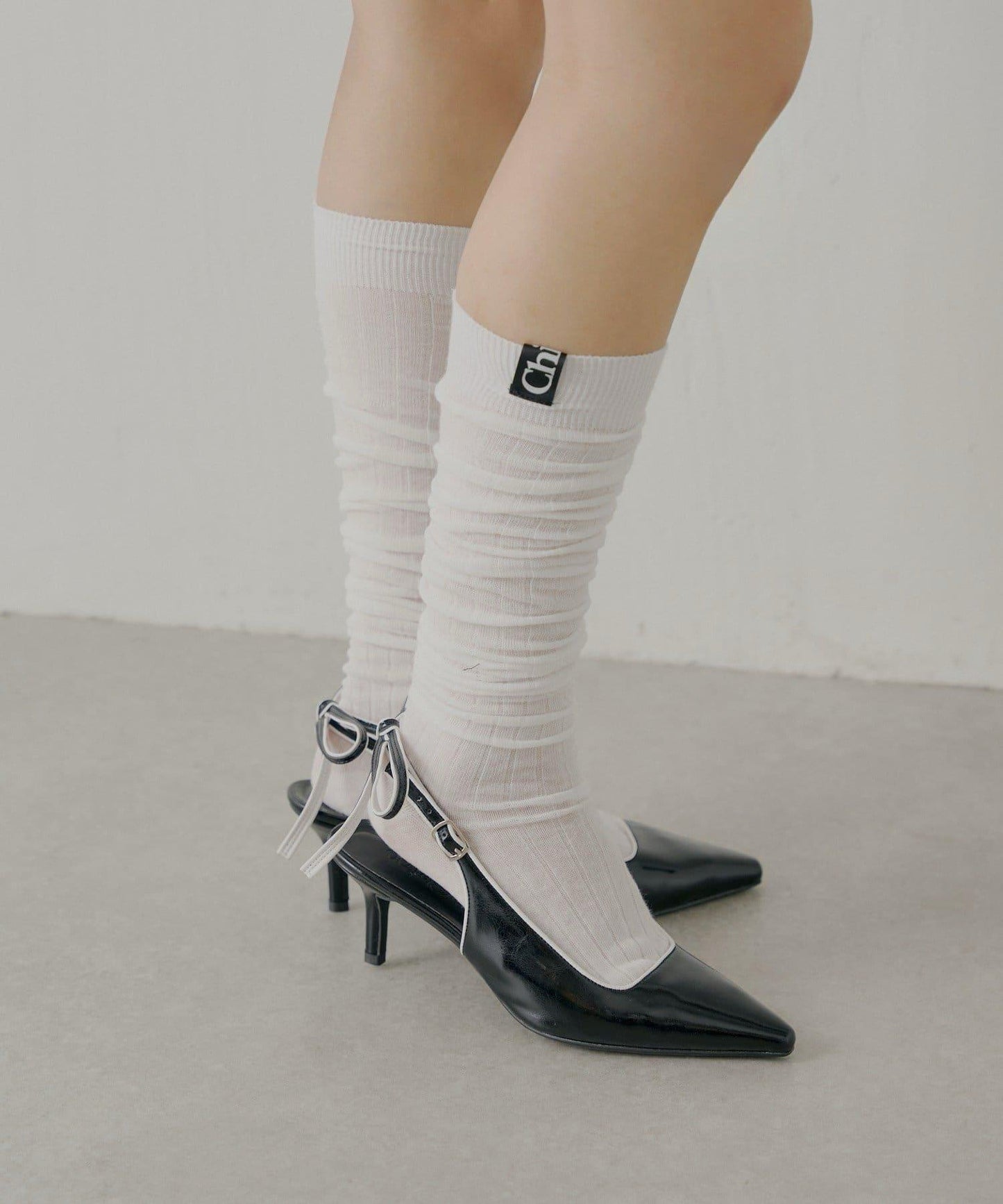 露背蝴蝶結穆勒鞋