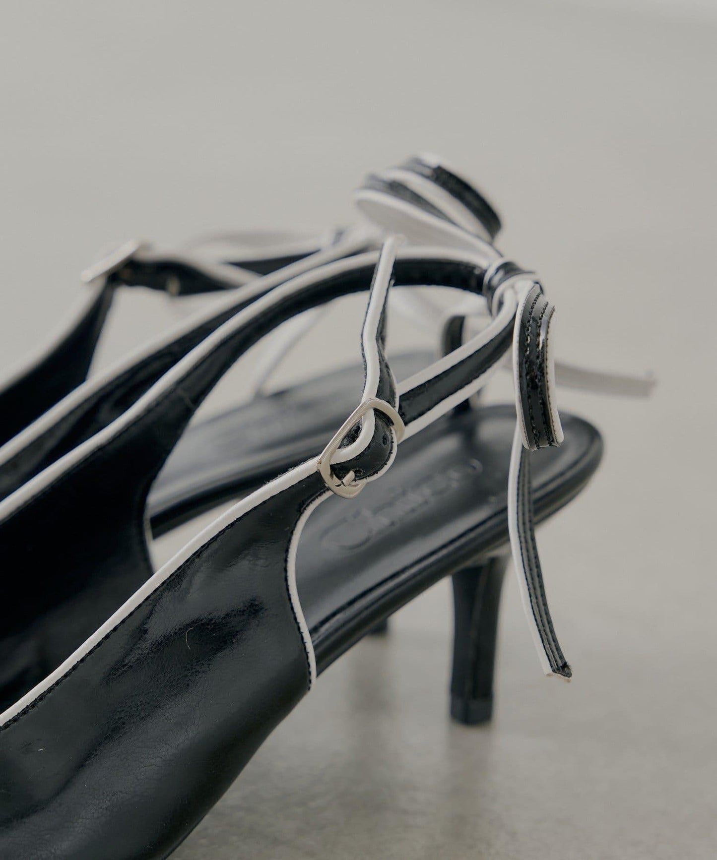 露背蝴蝶結穆勒鞋