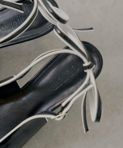 露背蝴蝶結穆勒鞋