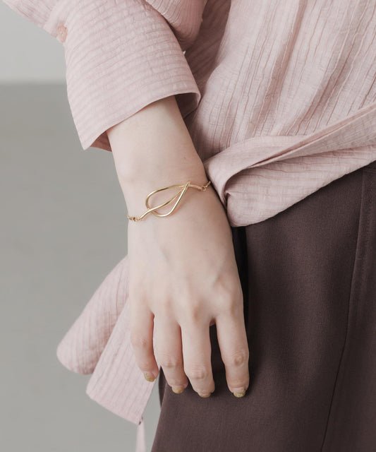 微光金屬彎曲滑動手鍊