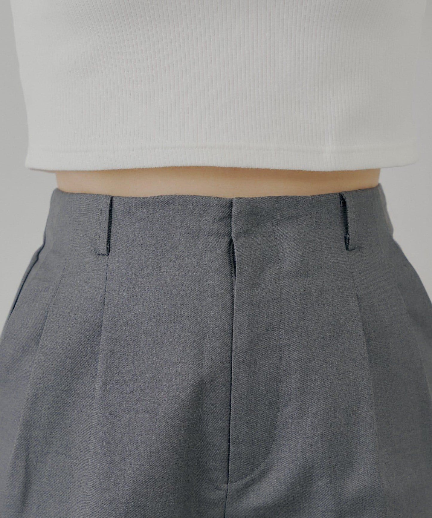 【Chico】前褶短褲