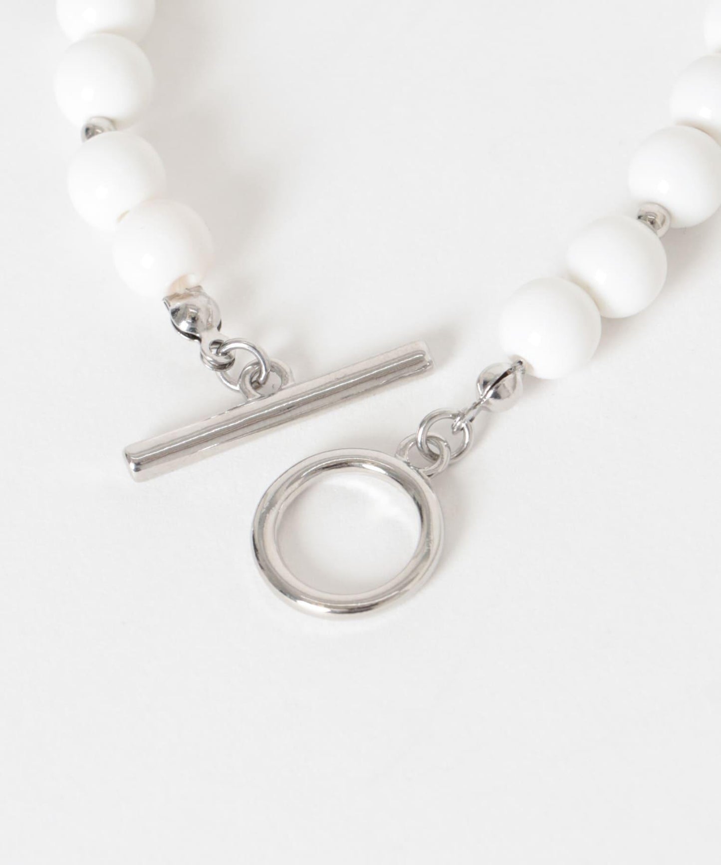 混合吊墜珠子T形扣手鍊