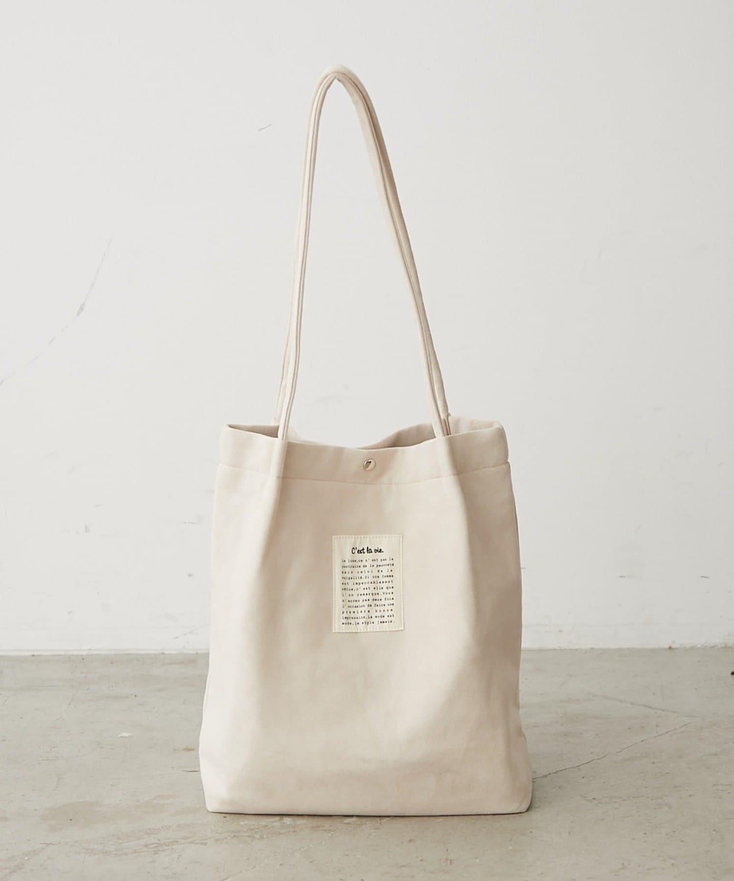 仿麂皮手柄褶皺托特包